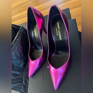 Saint Laurent - Kiki 100 Pump Vitellino Laminato